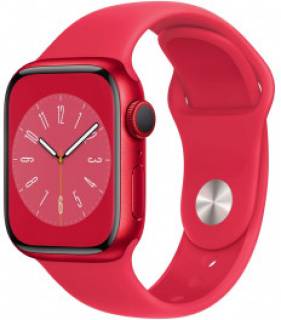 Apple Watch Series 8 45mm Product Red with Product Red Sport Band M/L MNUU3