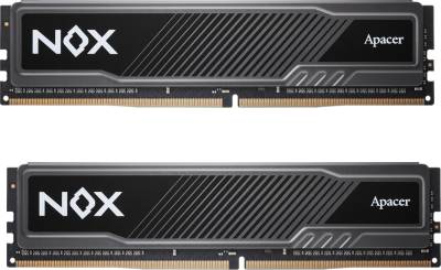 Оперативная память Apacer NOX Black DDR4 16GB (2x8GB) 3600MHz CL18 Kit AH4U16G36C25YMBAA-2