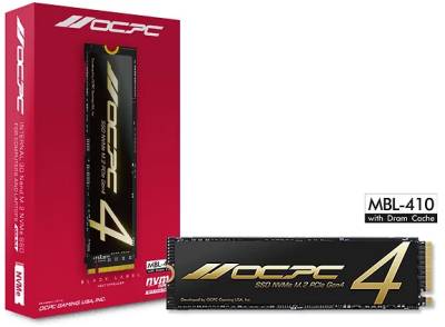 Внутренний HDD/SSD OCPC MBL-410 Dram Series 1TB M.2 2280 NVMe PCIe Gen4 x4 TLC OCMBL4101TB