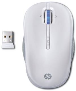 Мышка HP Wireless Optical Mobile Mouse (White) WX408AA