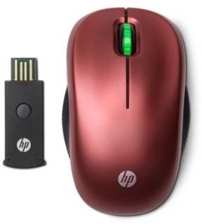 Мышка HP Optical wireless mouse (Jerry Red) WE788AA