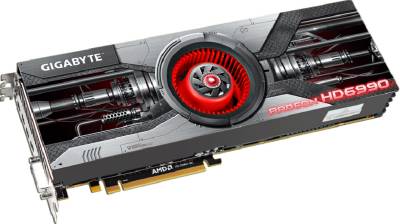 Видеокарта Gigabyte Radeon HD6990 4GB GV-R699D5-4GD-B