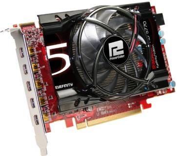 Видеокарта PowerColor Radeon HD5770 1GB Eyefinity5 AX5770 1GBD5-5D