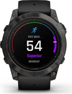 Garmin Epix Pro (Gen 2) Sapphire Edition 47mm Carbon Grey DLC Titanium with Black Band 010-02803-10/11