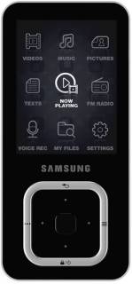 MP3 плеер Samsung YP-Q3CB 8GB Black YP-Q3CB/NWT