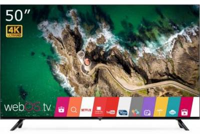 Телевизор Vinga S50UHD25BWEB