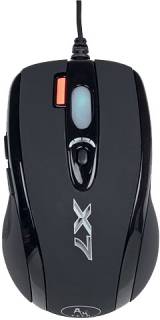 Мышка A4Tech XL-750MK USB X7 (Black)