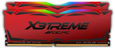 Оперативная память OCPC X3 RGB Red DDR4 16GB (2x8GB) 3600MHz CL18 Kit MMX3A2K16GD436C18RE