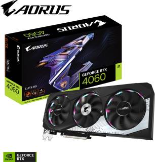 Видеокарта Gigabyte AORUS GeForce RTX 4060 ELITE 8GB GV-N4060AORUS E-8GD