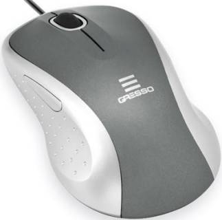 Мышка Gresso GM-5901 PS/2 Grey