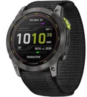 Garmin Enduro 2 Sapphire Carbon Gray DLC Titanium with Black UltraFit Nylon Strap 010-02754-13