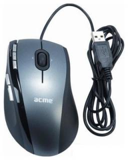 Мышка ACME MA01 (Silver Black) USB 4770070859551