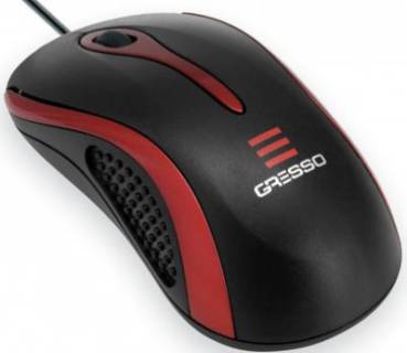 Мышка Gresso GM-966 PS/2 (Black)