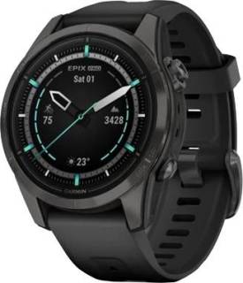 Garmin Epix Pro Gen 2 Sapphire 42mm Carbon G. DLC Ti. with Black Band 010-02802-14/15
