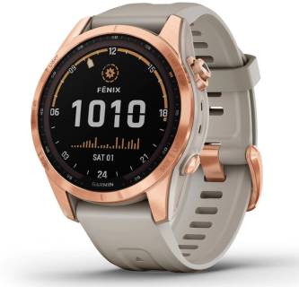 Garmin Fenix 7S Sol Rose Gold with Light Sand Band 010-02539-11