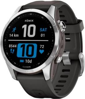 Garmin Fenix 7S Silver with Graphite Band 010-02539-00/01