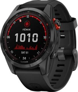 Garmin fenix 7S Sapphire Sol, Cream Gold Ti w/ Light Sand Band, GPS 010-02539-01