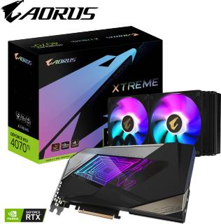 Видеокарта Gigabyte AORUS GeForce RTX 4070 Ti 12GB XTREME WATERFORCE GV-N407TAORUSX W-12GD