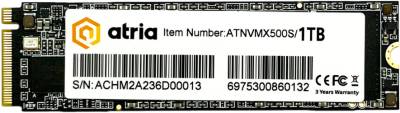 Внутренний HDD/SSD ATRIA X500S 1TB M.2 2280 NVMe PCIe Gen3 x4 TLC ATNVMX500S/1024
