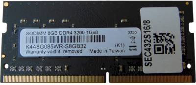 Оперативная память Samsung So-Dimm DDR4 8GB 3200MHz CL22 SEC432S16/8