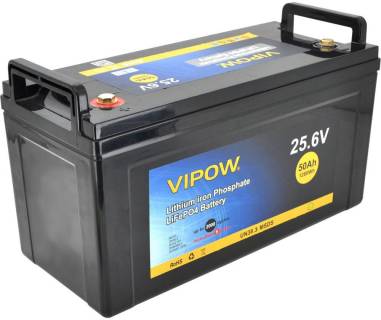 Аккумуляторная батарея VIPOW LiFePO4 25.6V-50A LiFePO4256-50/40