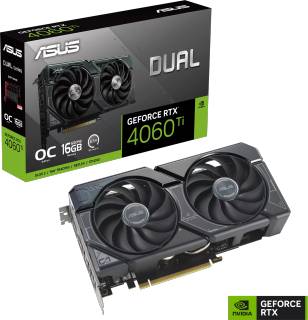 Видеокарта ASUS Dual GeForce RTX 4060 Ti OC Edition 16GB DUAL-RTX4060TI-O16G