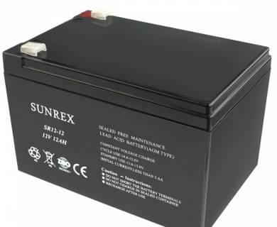 Аккумуляторная батарея SUNREX 12V - 12Ah (SR12-12) AGM