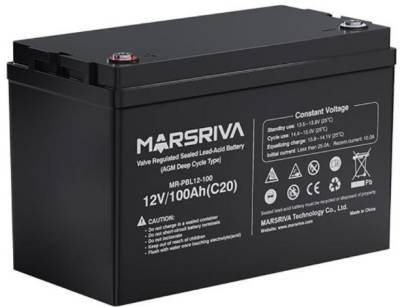 Аккумуляторная батарея MARSRIVA 12V - 100Ah (MR-PBL12-100) AGM