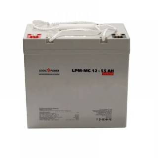 Аккумуляторная батарея LogicPower 12V - 55Ah (LP-MGL55)