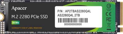 Внутренний HDD/SSD Apacer AS2280Q4L 2TB M.2 2280 NVMe PCIe Gen4 x4 TLC AP2TBAS2280Q4L-1