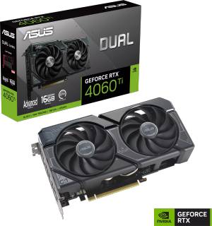 Видеокарта ASUS Dual GeForce RTX 4060 Ti 16GB Advanced Edition DUAL-RTX4060TI-A16G