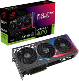 Видеокарта ASUS ROG Strix GeForce RTX 4070 12GB OC Edition ROG-STRIX-RTX4070-O12G-GAMING