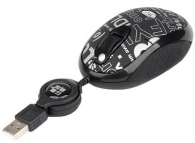 Мышка A4Tech G-CUBE GLCR-20B Schat Room (Black-White)