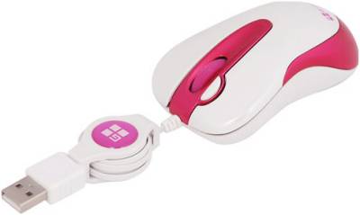 Мышка A4Tech G-CUBE GLT-60SR Pink/White