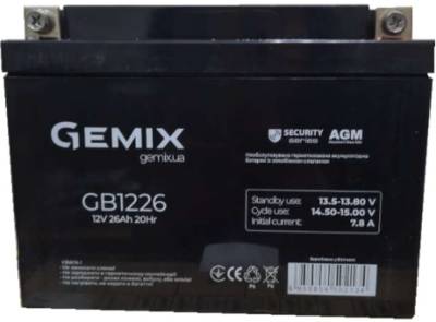 Аккумуляторная батарея Gemix GB1226