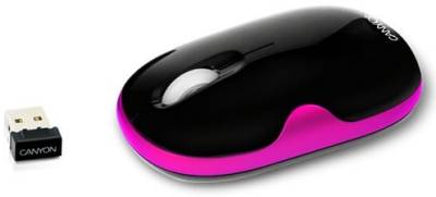 Мышка Canyon CNR-MSOW01 Black-Pink CNR-MSOW01P