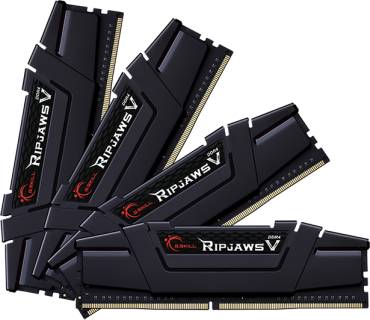 Оперативная память G.Skill Ripjaws V Black DDR4 128GB (4x32GB) 4000MHz CL18 Kit F4-4000C18Q-128GVK