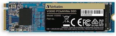 Внутренний HDD/SSD Verbatim SSD-Vi3000 512GB M.2 2280 NVMe PCIe Gen3 x4 TLC 49374