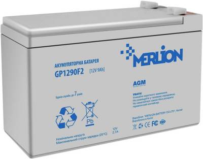 Аккумуляторная батарея Merlion 12V - 9Ah (GP1290F2B) AGM