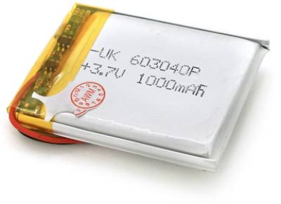 Аккумуляторная батарея VOLTRONIC 3.7V - 1000mAh (063040) Li-ion