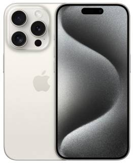 Смартфон Apple iPhone 15 Pro 512GB SIM + eSIM (MTV83) White Titanium