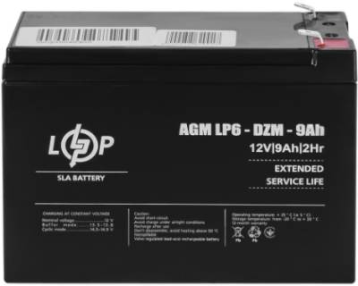 Аккумуляторная батарея LogicPower LP 6-DZM-9 Ah LP12654