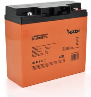 Аккумуляторная батарея Merlion 12V - 20Ah (GP1220M5) PREMIUM GP12200M5PREMIUM/01336