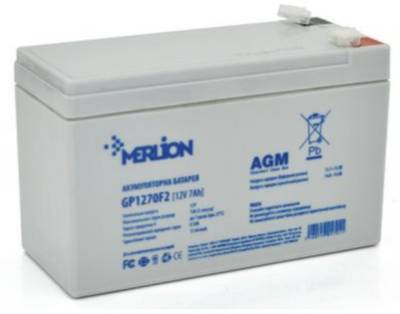 Аккумуляторная батарея Merlion 12V - 7Ah (GP1270F2)