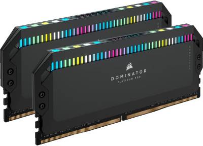 Оперативная память Corsair Dominator Platinum RGB Black DDR5 32GB (2x16GB) 5200MHz CL40 Kit CMT32GX5M2B5200C40