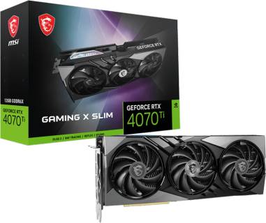 Видеокарта MSI GeForce RTX 4070 Ti GAMING X SLIM 12GB