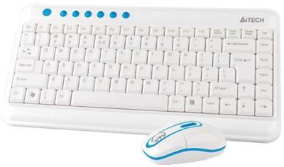 Комплект A4Tech GL-5300, White/Blue