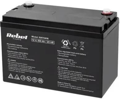 Аккумуляторная батарея Rebel 12V 100Ah (BAT0416)