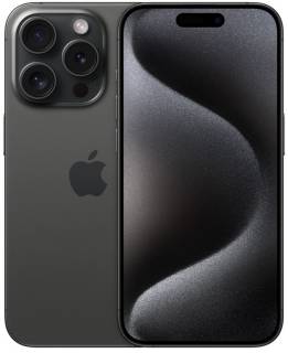 Смартфон Apple iPhone 15 Pro 256GB eSIM (MTQR3) Black Titanium