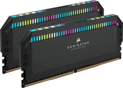 Оперативная память Corsair DOMINATOR PLATINUM RGB Black DDR5 32GB (2x16GB) 7200Mhz CL34 Kit CMT32GX5M2X7200C34